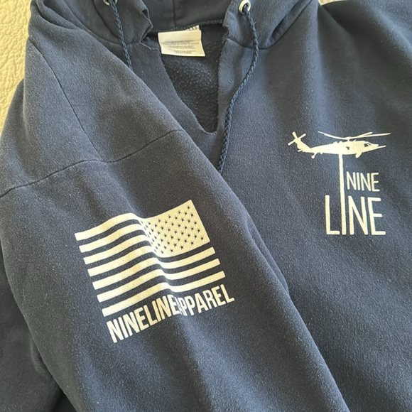 NINE LINE ADULT LARGE HOODED SWEATSHIRT - Picture 5 of 10